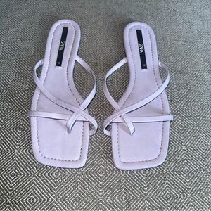 Zara Women's Lavender Sandals size 39